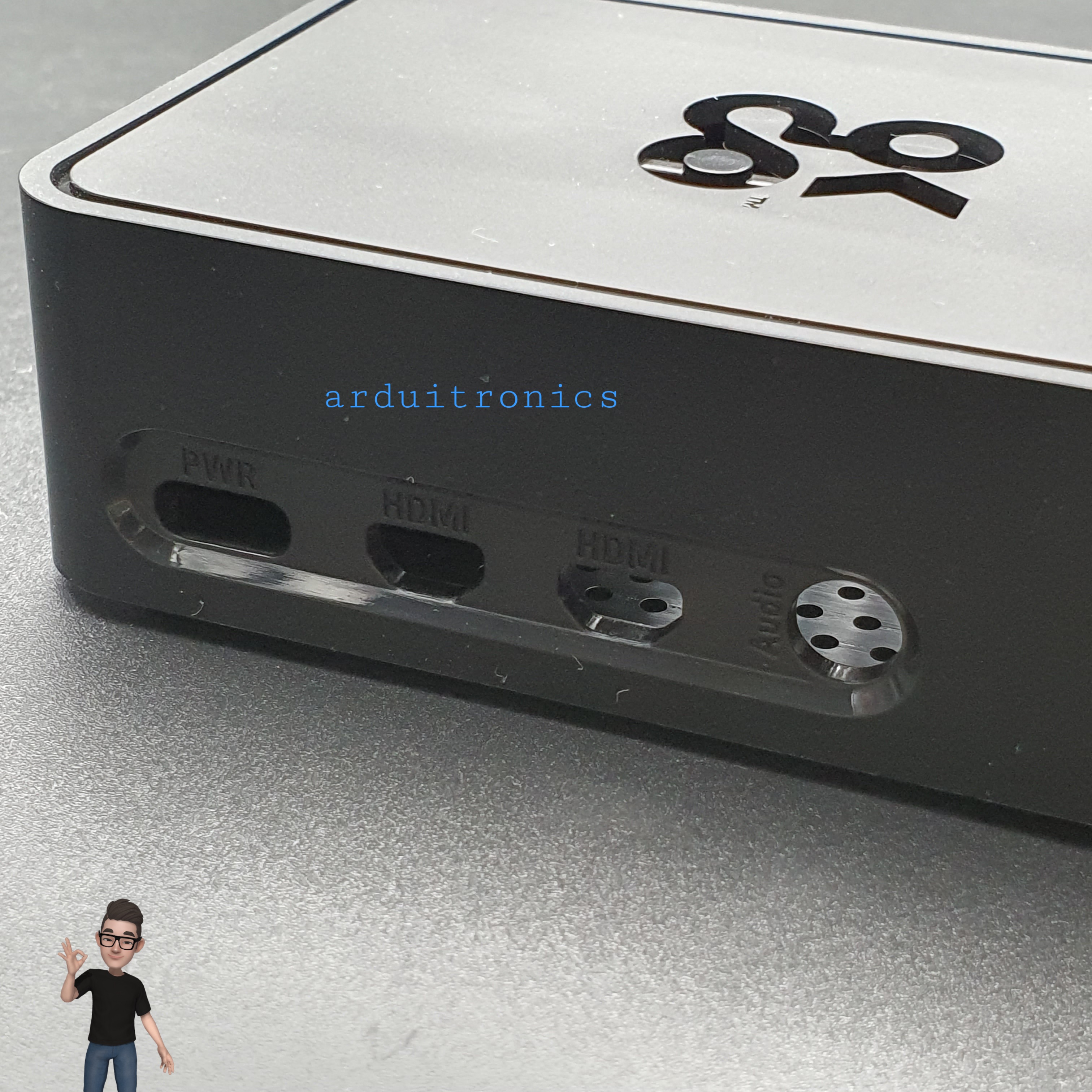 Official Case for Raspberry Pi 4ฺB ฺBlack - แบบฝาเลื่อน (สีดำ)