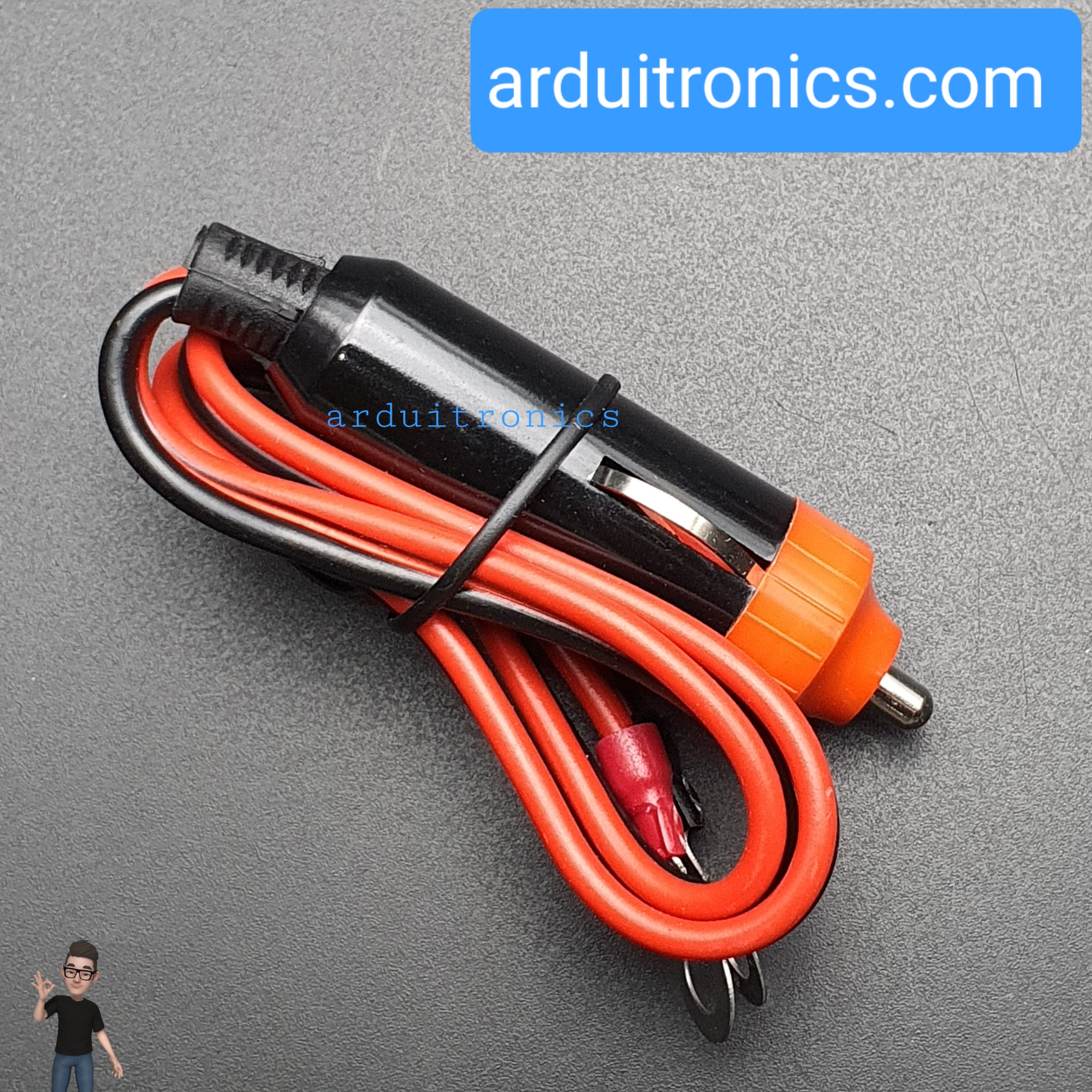 DC to AC Power Inverter 500W 12VDC to 220VAC 50 Hz (modified Sine Wave) สีดำ