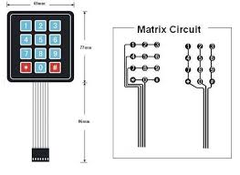 Membrane 3x4 Matrix Keypad