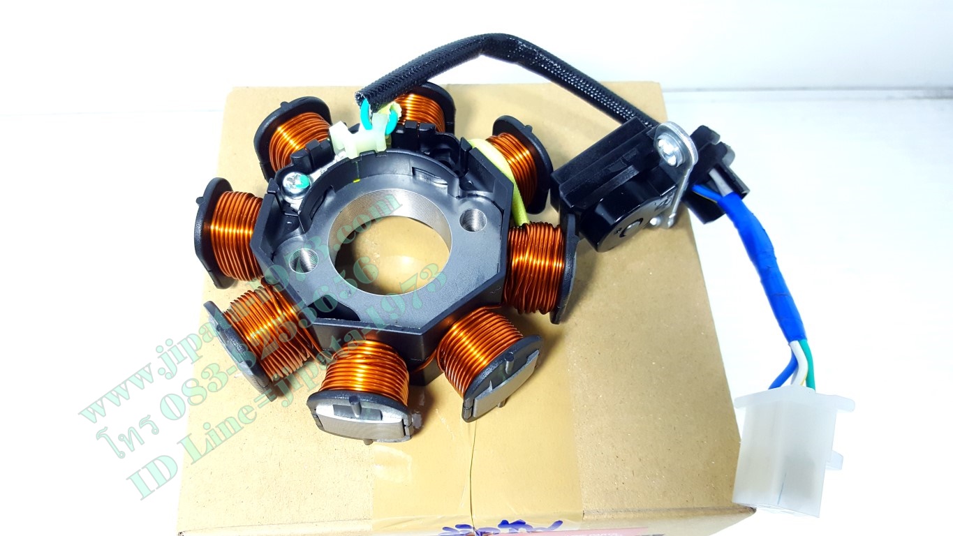 (Wave 125 i) ชุดฟินคอล์ย Honda Wave 125 i ปี 2005 (ไฟเลี้ยวบังลม) แท้