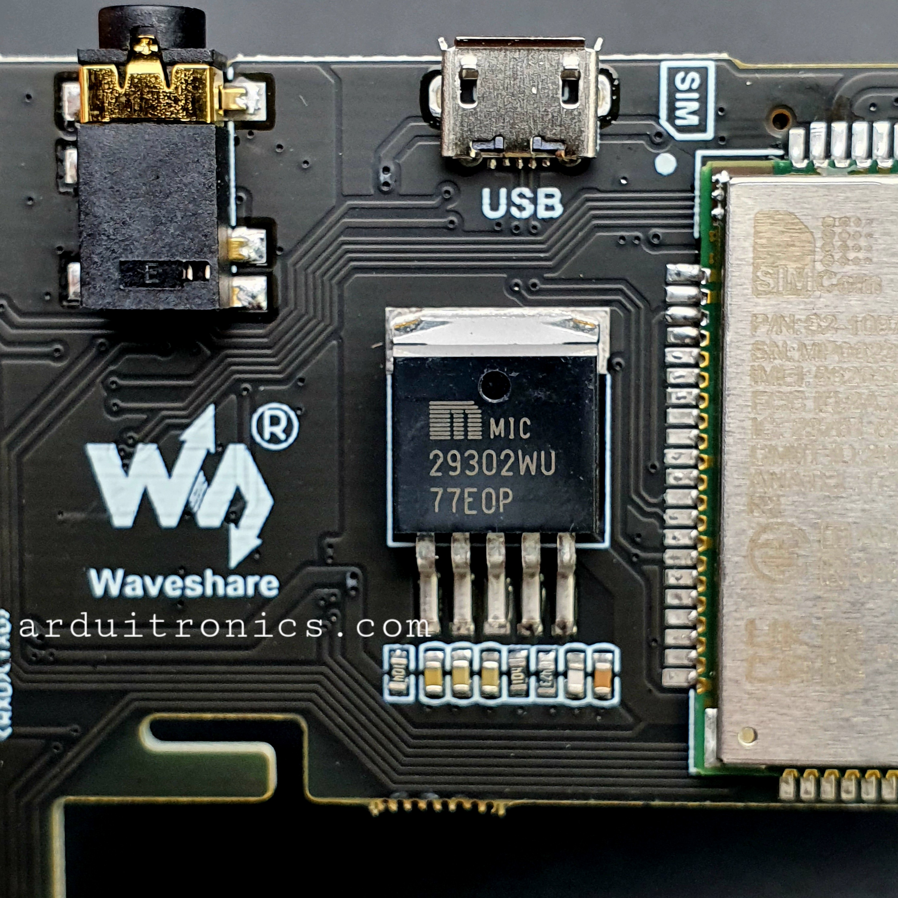 SIM7600G-H 4G / 3G / 2G / GNSS Module for Jetson Nano, LTE CAT4, Global Applicable (แท้จาก Waveshare)