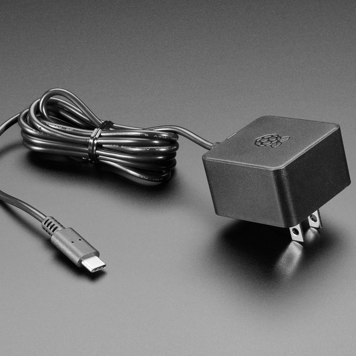 Official Raspberry Pi Power Supply 5.1V 3A with USB C - 1.5 meter long