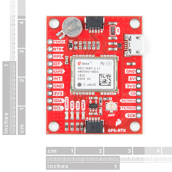 SparkFun GPS-RTK Board - NEO-M8P-2 (Qwiic) - ของแท้จาก SparkFun, USA