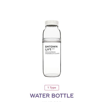 SMTOWN LIVE 2022 : SMCU EXPRESS @ HUMAN CITY_SUWON OFFICIAL MD -Water Bottle