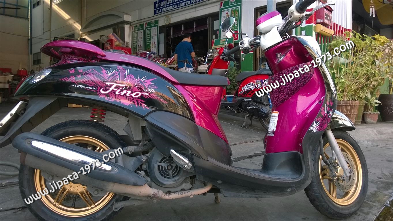 ชุดโปรโมชั่น วันสงกรานต์ ชุดล้อแม็กแท้พร้อมยาง Yamaha Fino,Mio ขอบ 12 นิ้ว