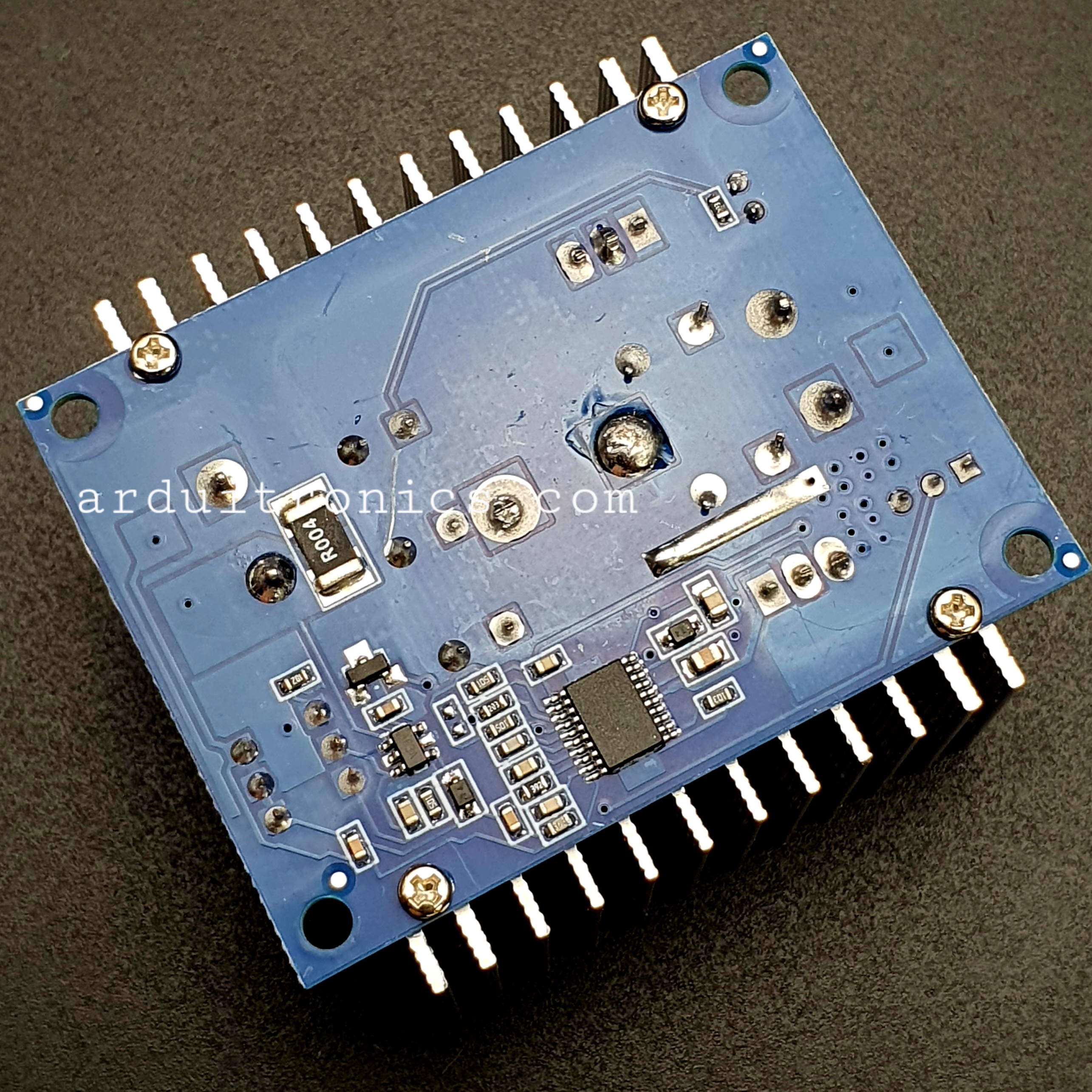 DC-DC 20A 300W Step Down Buck Converter PCB สีน้ำเงิน