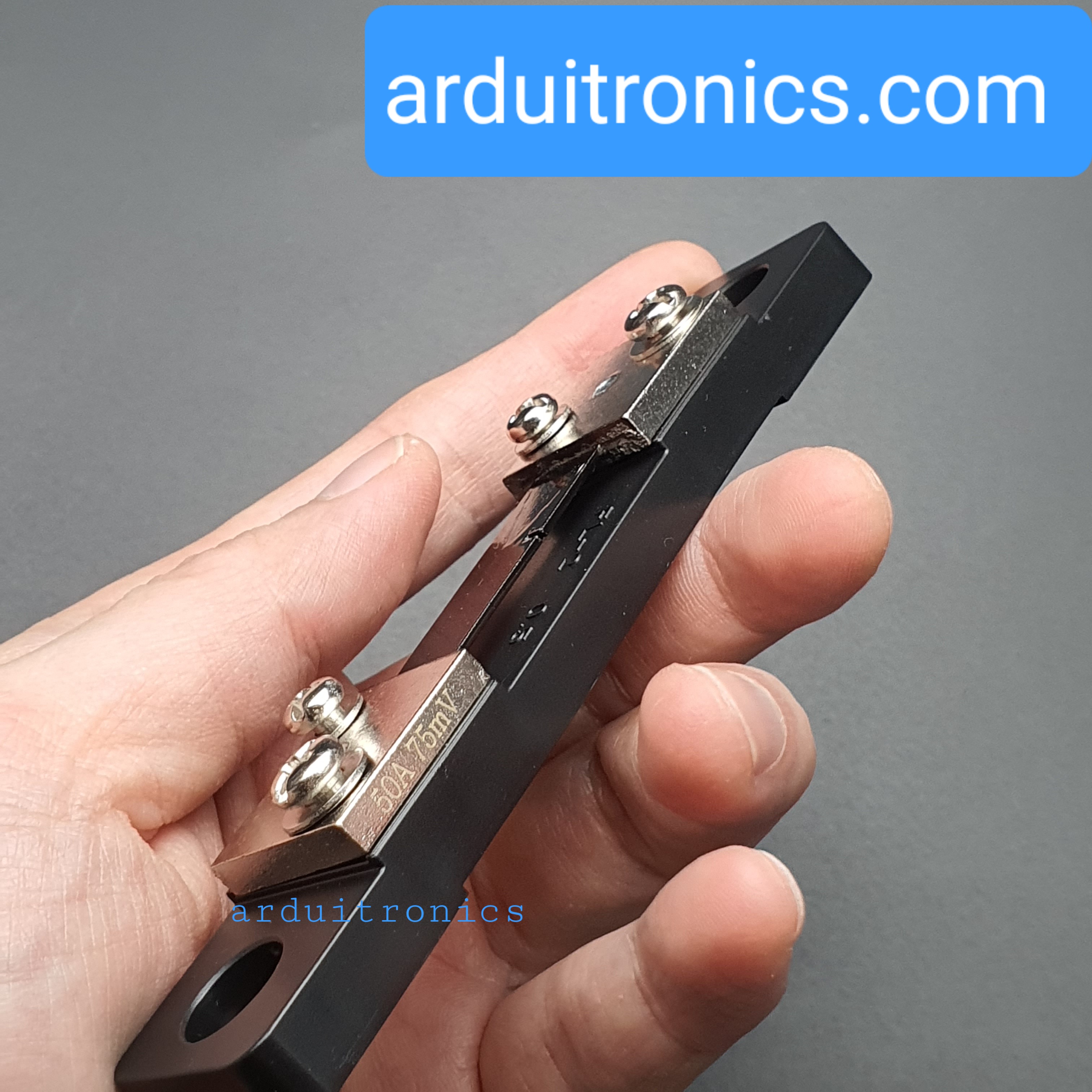 PZEM-051 DC V-A Panel Meter รุ่น PZEM-051-DC-100A (0-100A, 6.5-100V) + 50A External Shunt