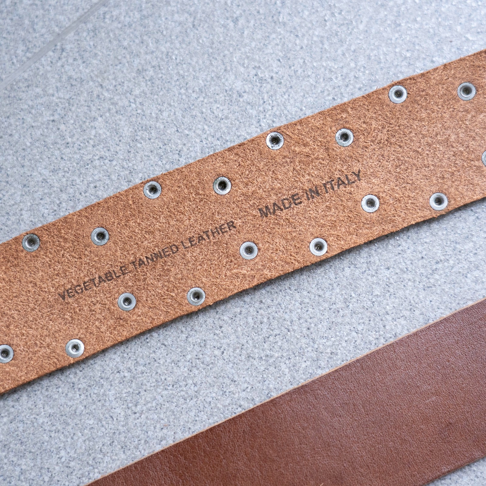 Stevesson Belt – Studs – Cognac