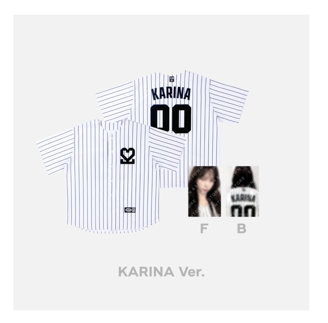 aespa -aespa Digital Single - 'Better Things' MD Collection] - ของสะสม BASEBALL UNIFORM แบบ Karina - ส่งเครืองบิน