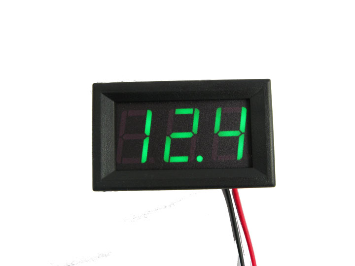 DC Digital Voltmeter Module 0.56" DC4.5V-30.0V (Green Color)