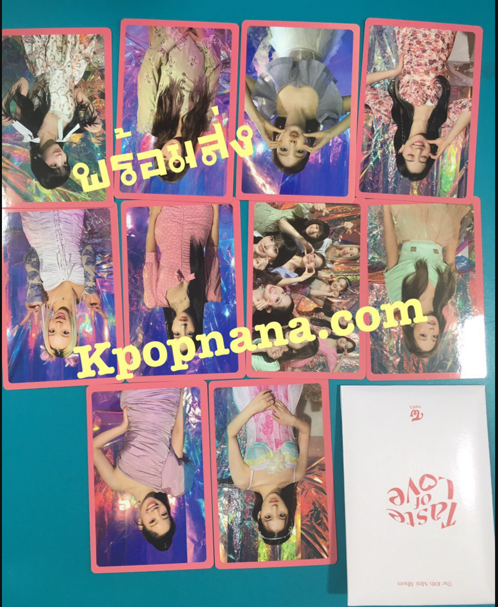 TWICE - ของแถม พิเศษ รอบ พรีออเดอร์ photocard set 10 แผ่น แบบที่ 4 พร้อมส่ง