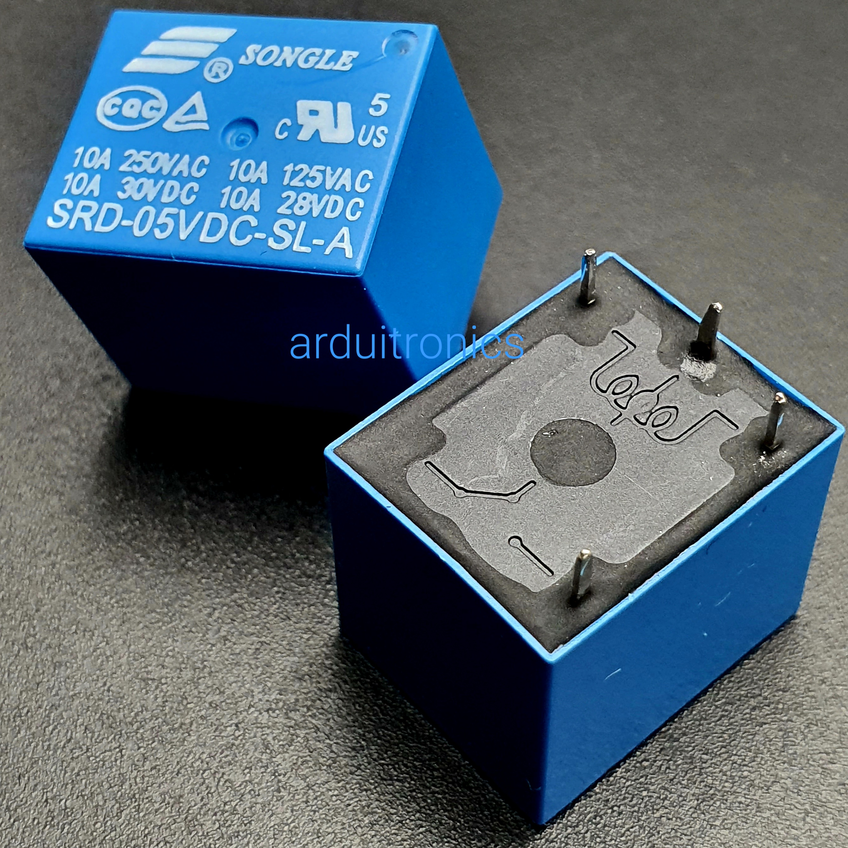 หัวรีเลย์ Relay 5V 10A รีเลย์ 5V 10A แบบ 4 ขา (ยี่ห้อ Songle)