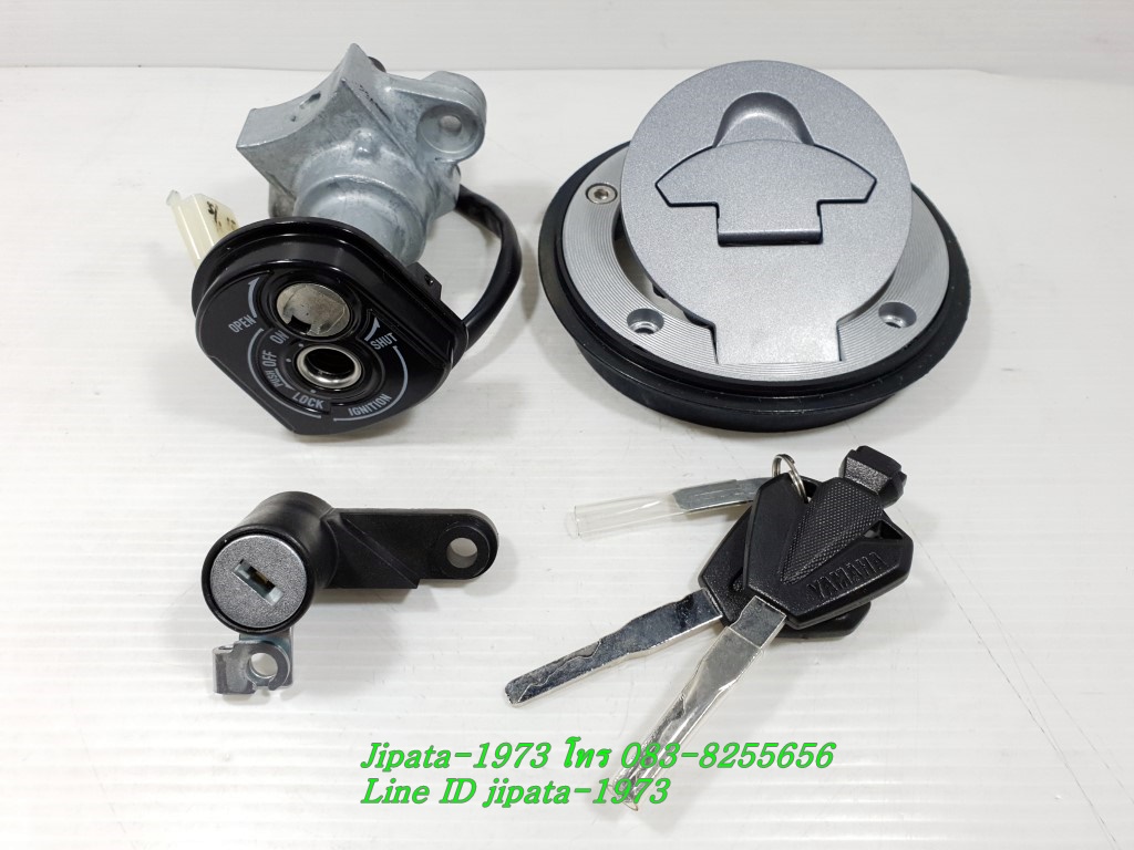 (M-Slaz) ชุดสวิทช์กุญแจ ชุดใหญ่ Yamaha M-Slaz แท้ (สินค้า ของแท้ราคาพิเศษ ไม่มีกล่อง)