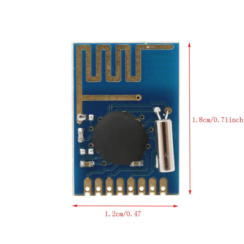 NRF24L01 + 2.4G Wireless Data Transmission Module 1.27 SMD Mini NRF24L01