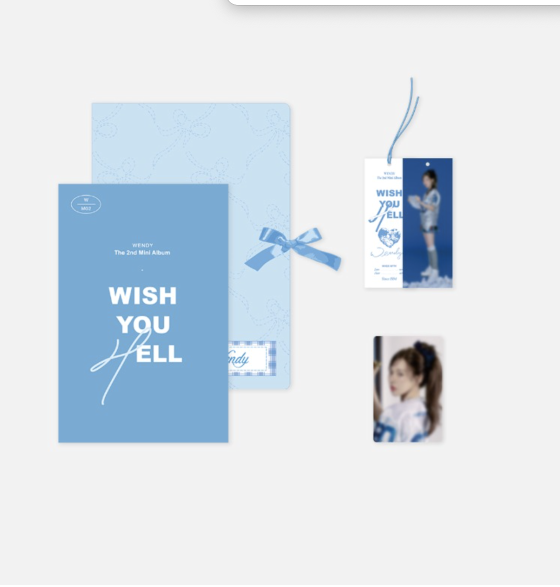 Red Velvet - WENDY - Wish You Hell MD - Fabric Cover Diary