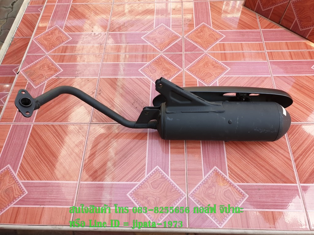 (Scoopy i ปี 2017) ชุดท่อไอเสีย Honda Scoopy i New ปี 2017 แท้ (สินค้าตำหนิ)