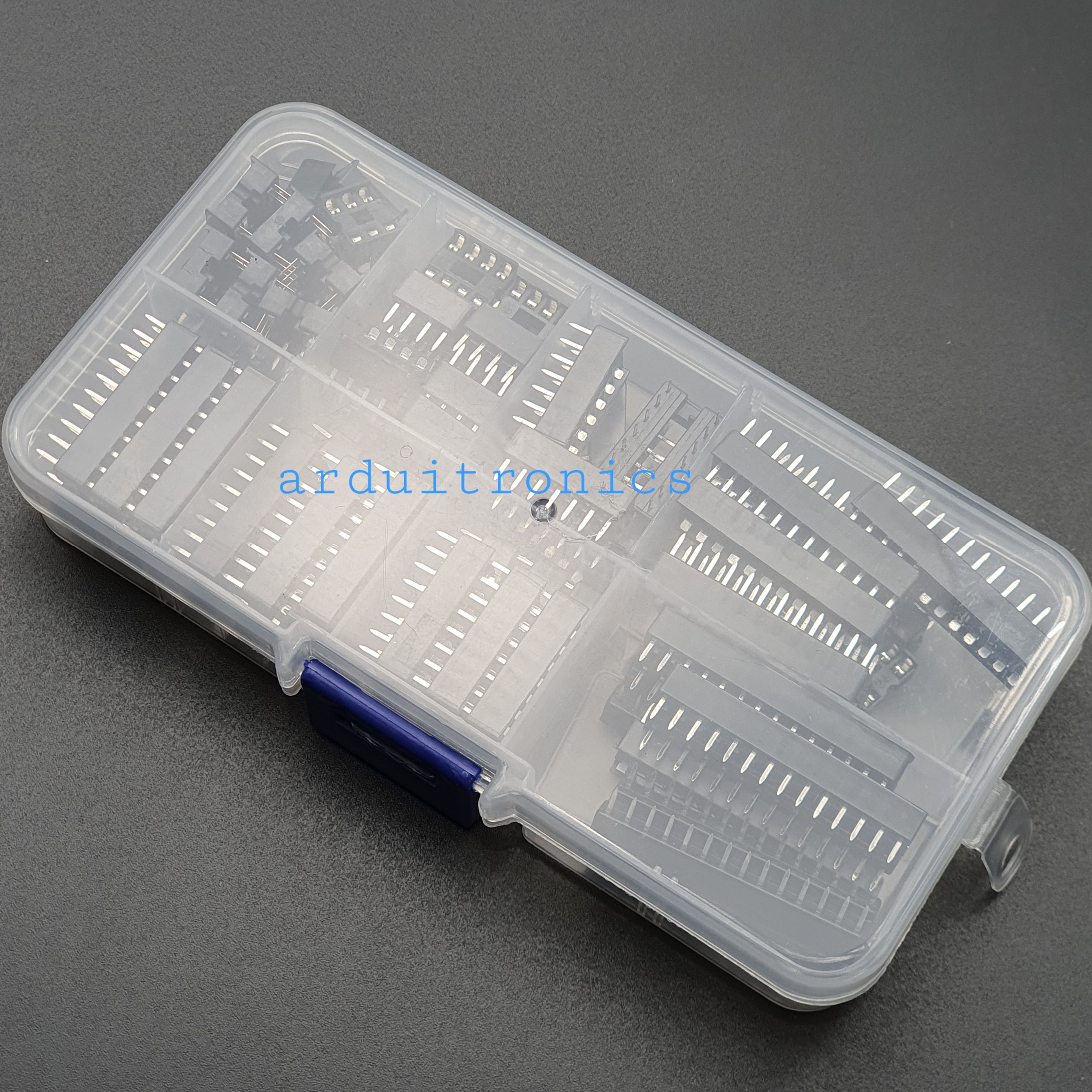 IC Socket Adapter 6P 8P 14P 16P 18P 20P 24P 28P Total 66 pcs in box