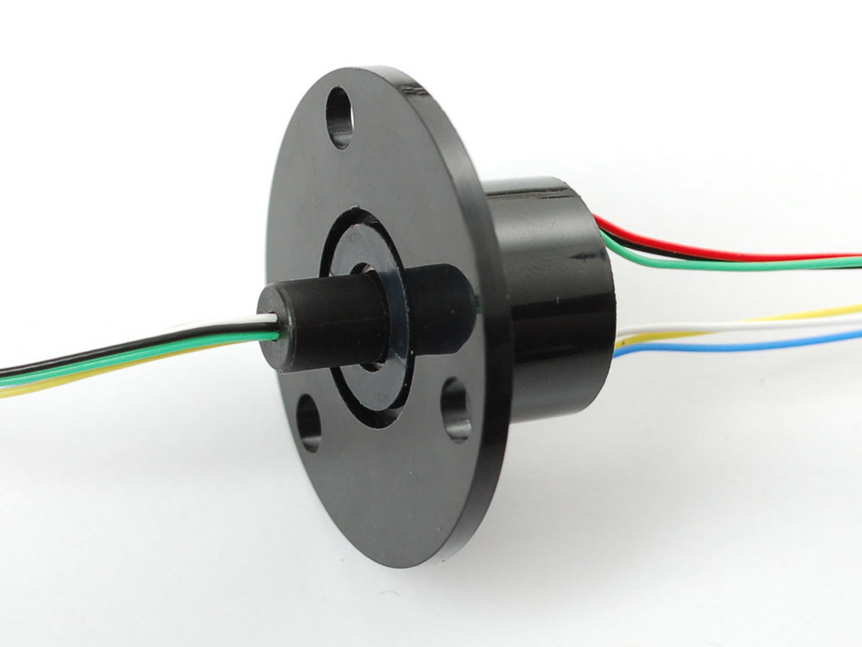 Slip Ring with Flange - 22mm diameter, 6 wires, max 240V @ 2A (ของแท้จาก Adafruit)