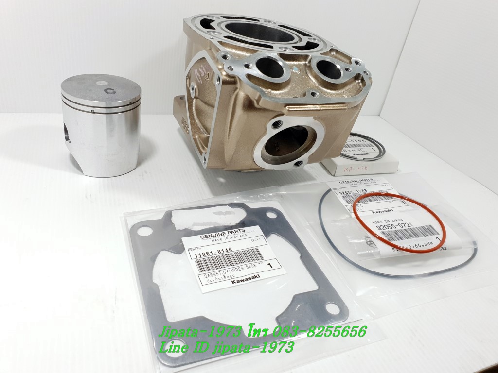 KR 150 (1855) ชุดเสื้อสูบพร้อมชุดลูกสูบแหวนครบชุด Kawasaki KR 150 SSE (1855) แท้