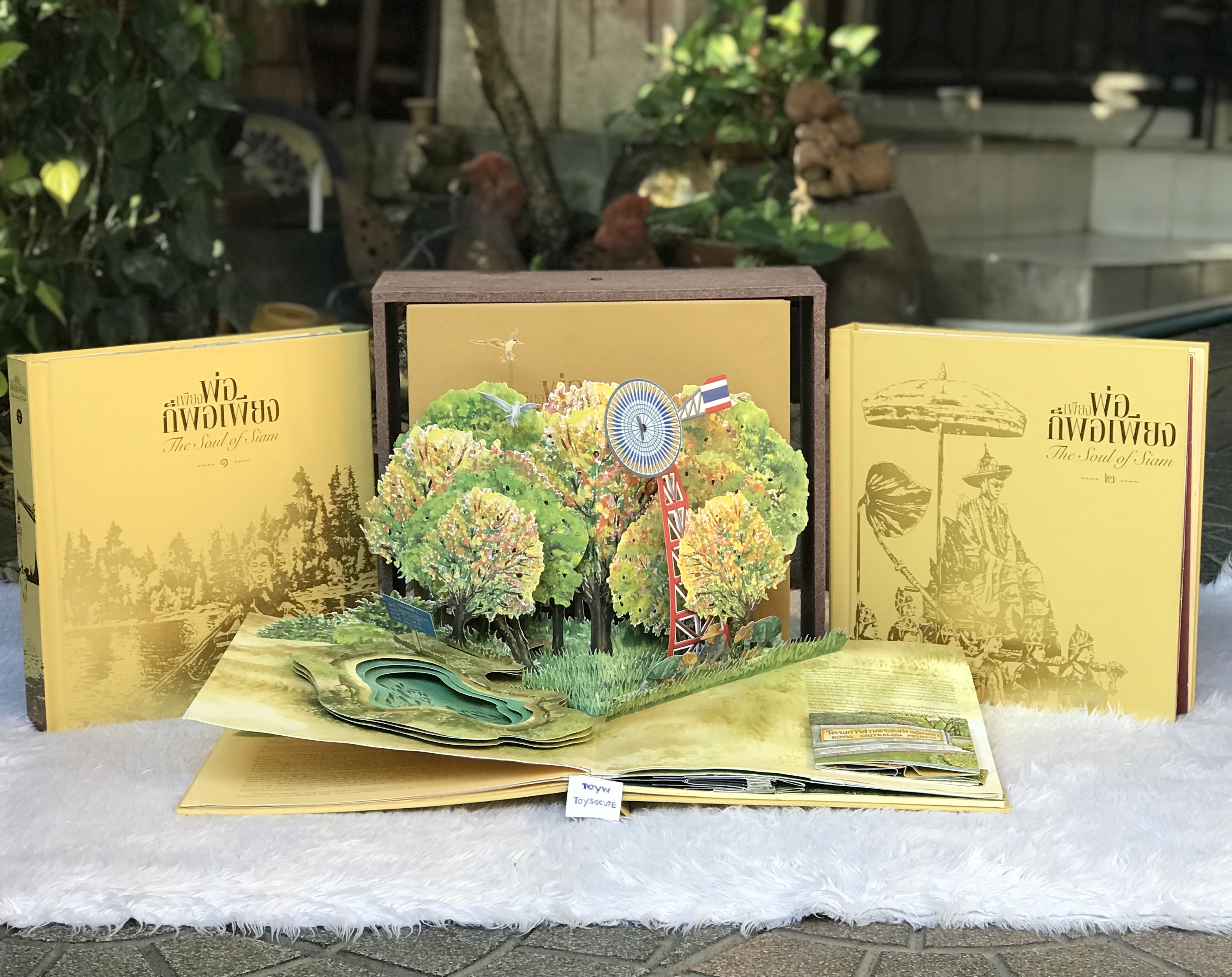 Box Set หนังสือ 3 มิติ Popup ชุด "เพียงพ่อ ก็พอเพียง" The Soul of Siam นำเสนอพระราชประวัติและพระราชกรณียกิจ รัชกาลที่ 9