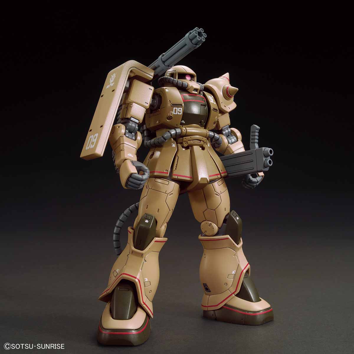 HG 1/144 MS-06CK Zaku Half Cannon