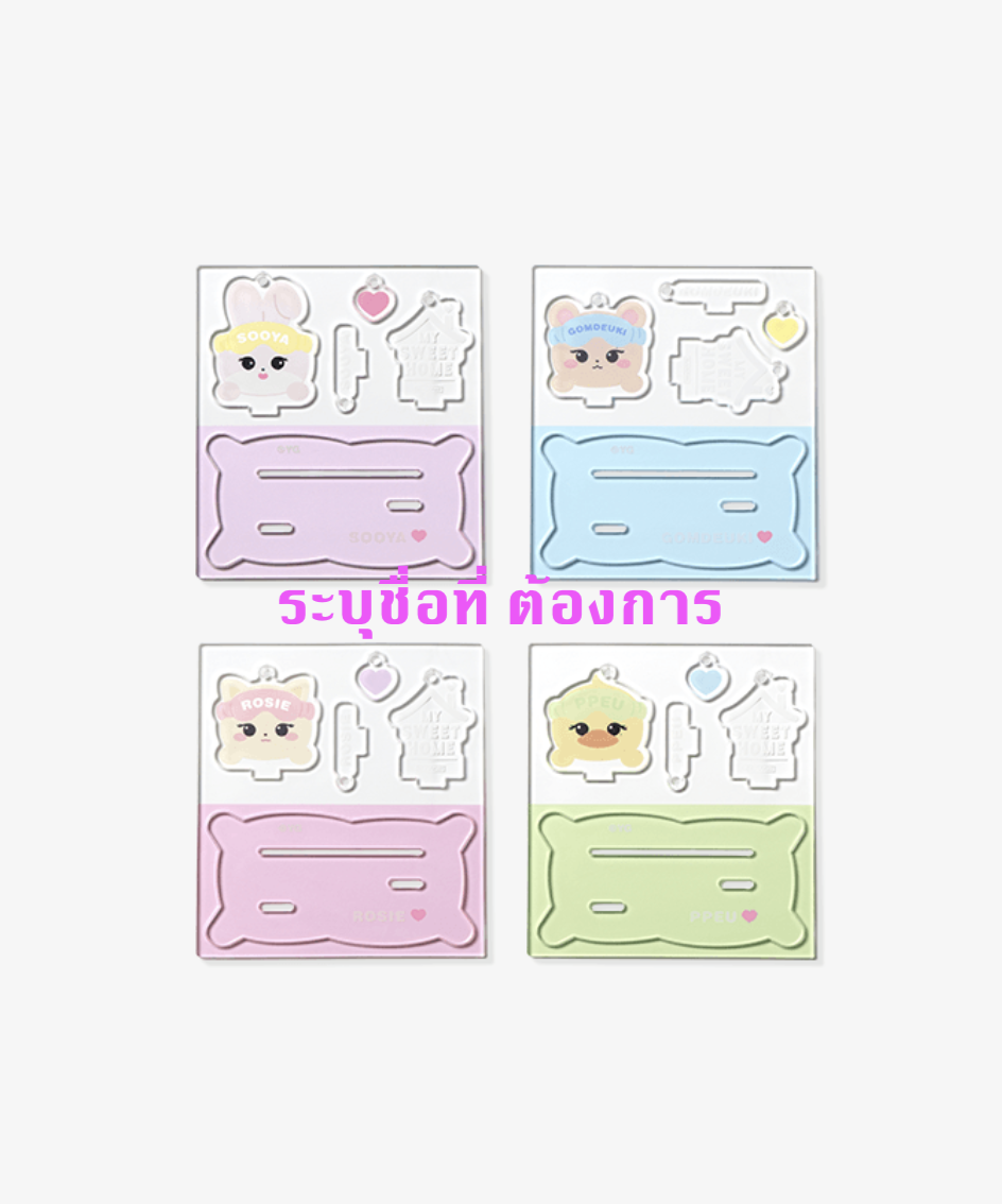 BLACKPINK - ของสะสม [BPTOURMSH] BLACKPINK CHARACTER - ACRLYIC STAND ระบุชื่อที่ต้องการ