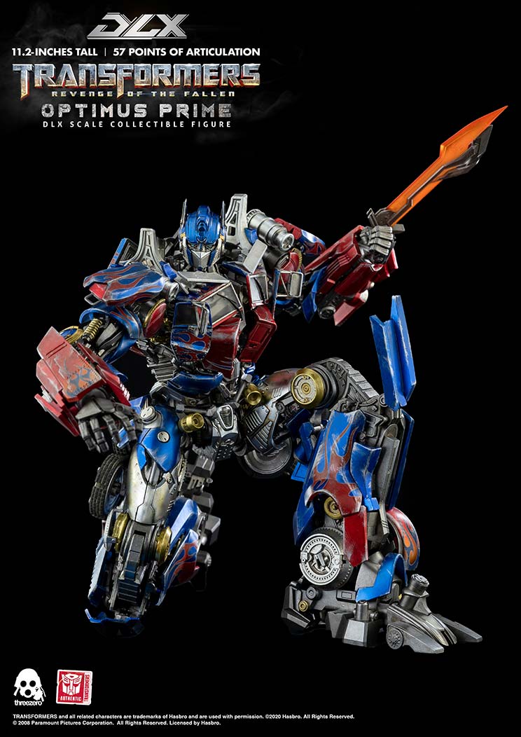 Three Zero Transformers: Revenge of the Fallen DLX Optimus Prime