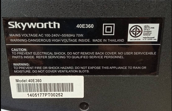 IC mem Skyworth 40E360