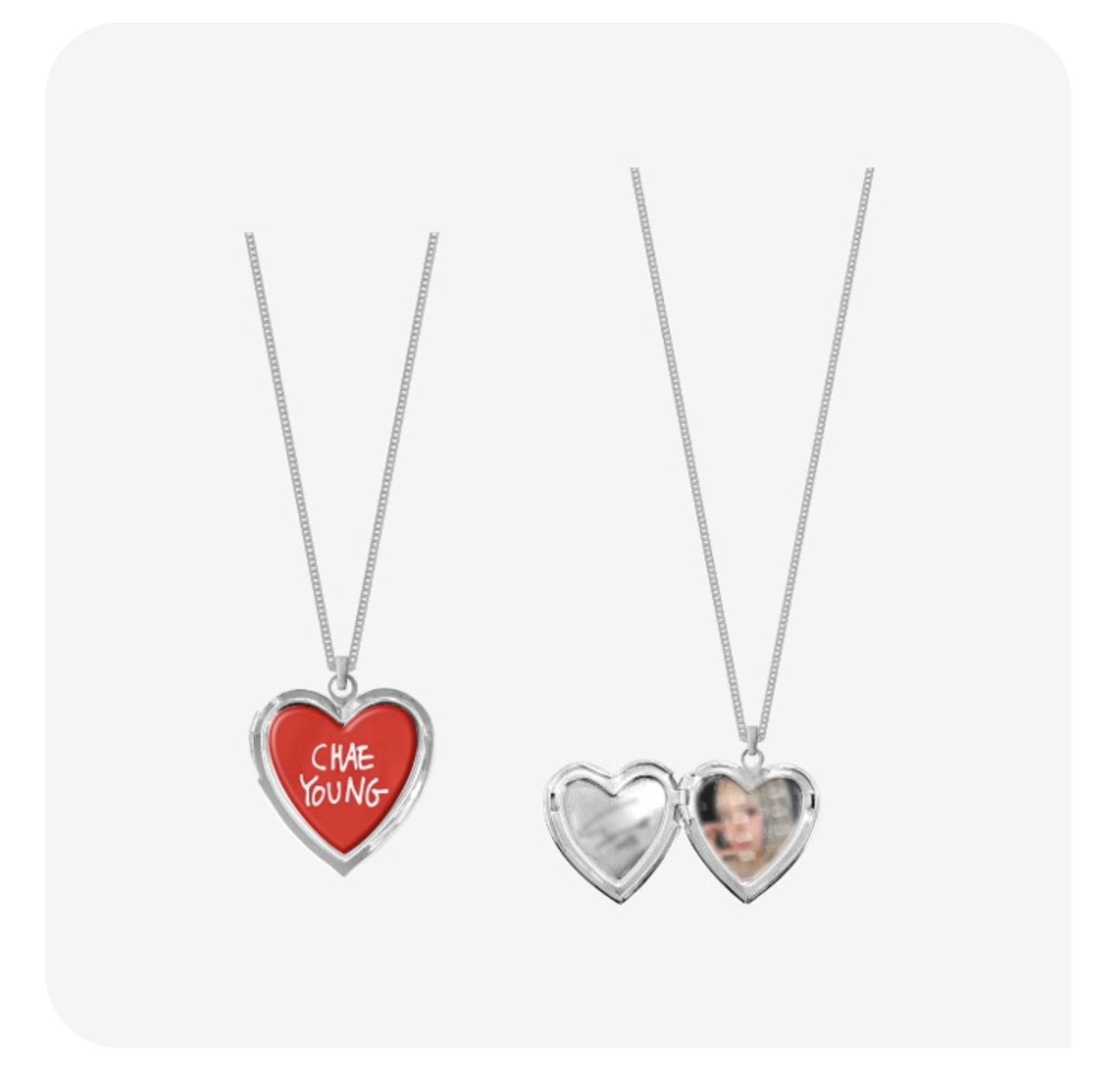 TWICE - ของสะสม ready to be - Chaeyoung locket pendant - ส่ง เครืองบิน