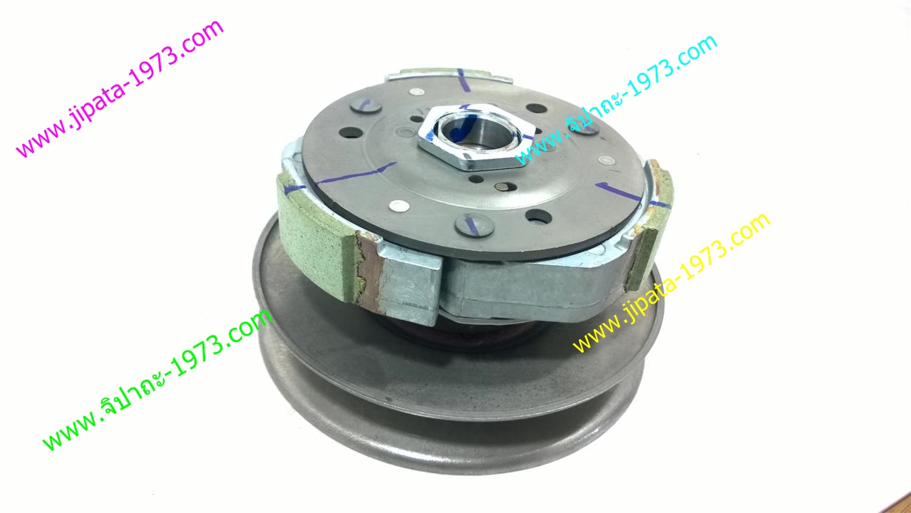 ชุดล้อขับสายพานหลังพร้อมผ้าคลัทช์ SUZUKI STEP 125