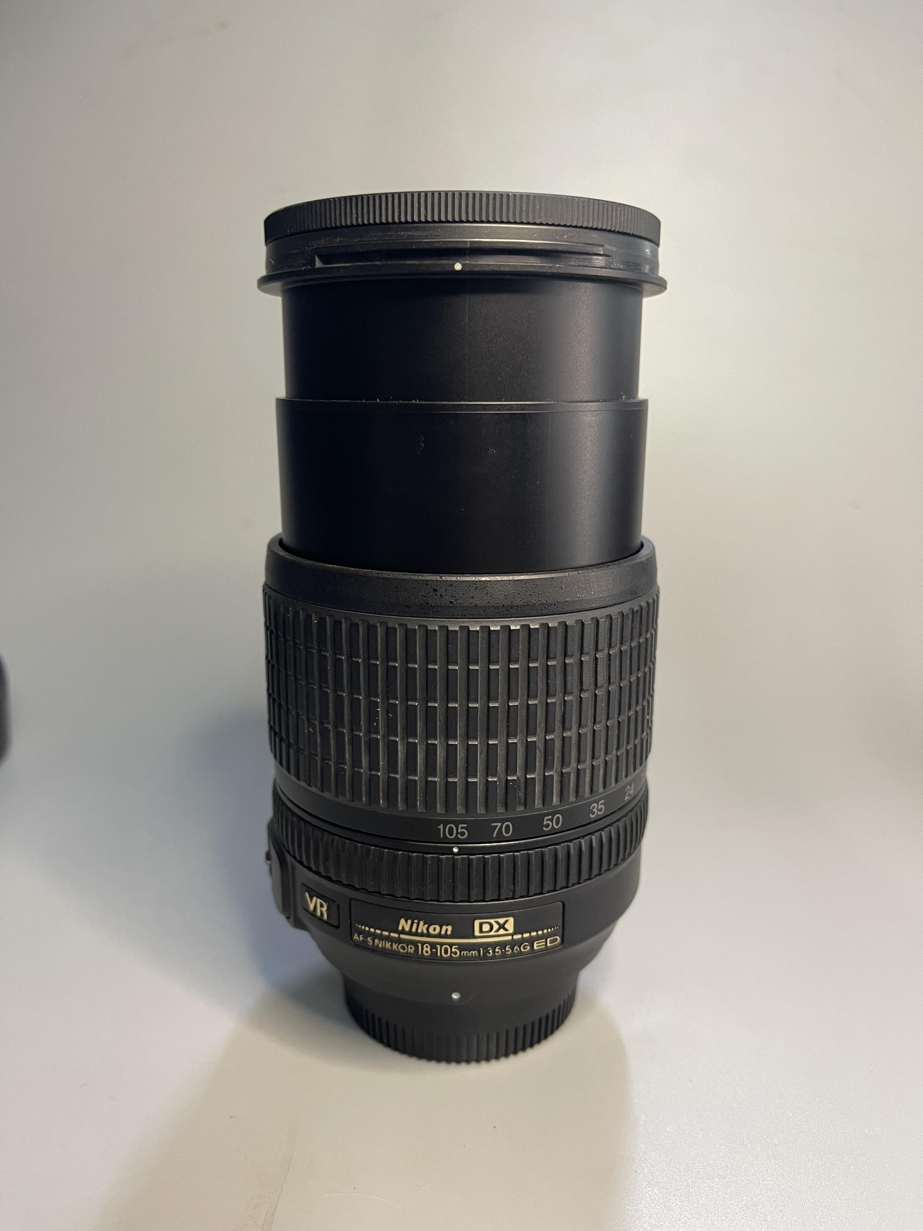 ขายเลนส์ Nikon18 105mm f3.5 5.6 ED VR DX เลนส์ซูม มือสอง คัดคุณภาพ คมชัดสูง โฟกัสไว พร้อมใช้งาน