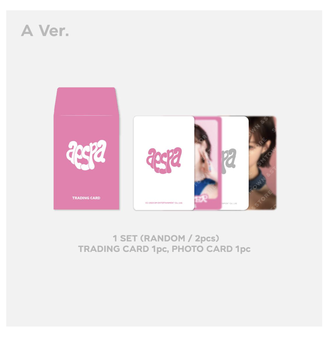 aespa -[Come to MY illusion] - pop u p - Trading card set สุ่ม แบบ A ver