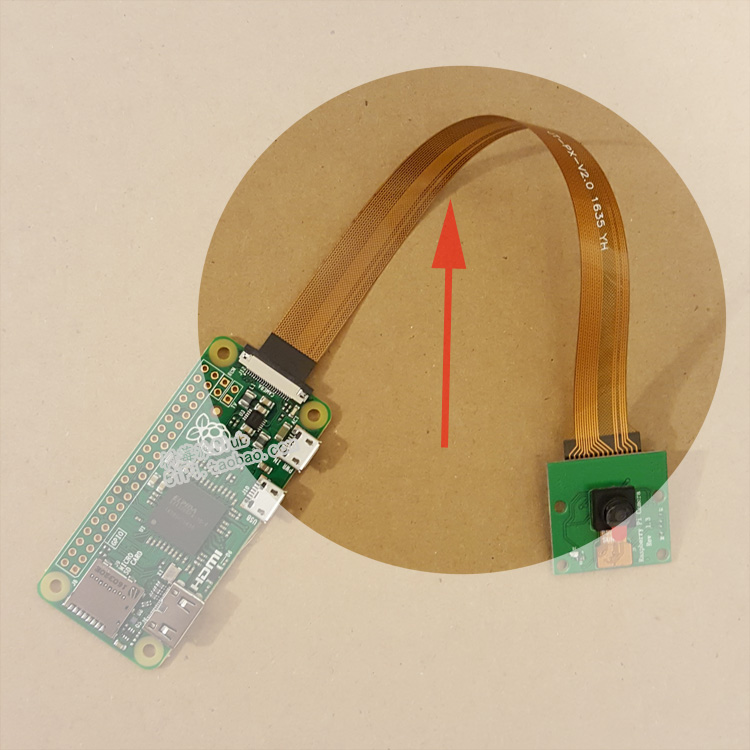 Raspberry Pi Zero / Zero W Camera Module Extension Cable (ยาว 30 cm)