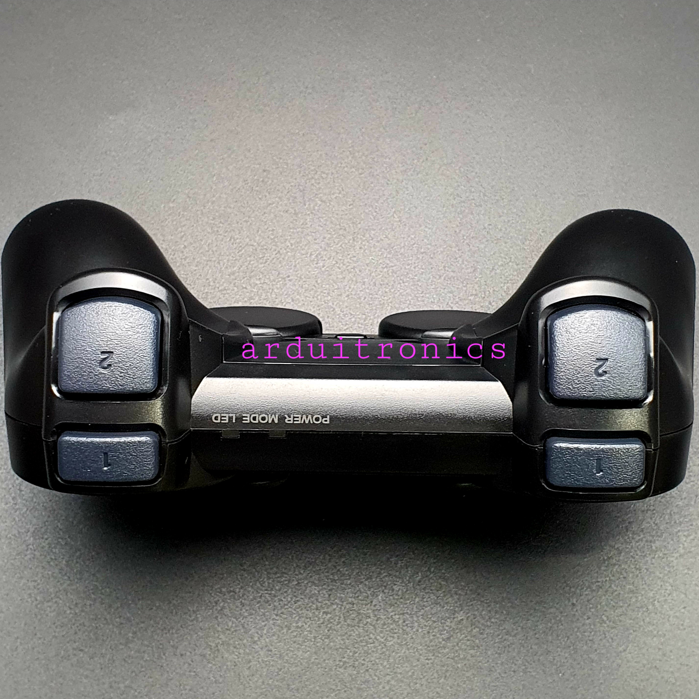 PS2 Wireless JoyStick (PlayStation) สีดำ - แบบไร้สาย แถมถ่าน