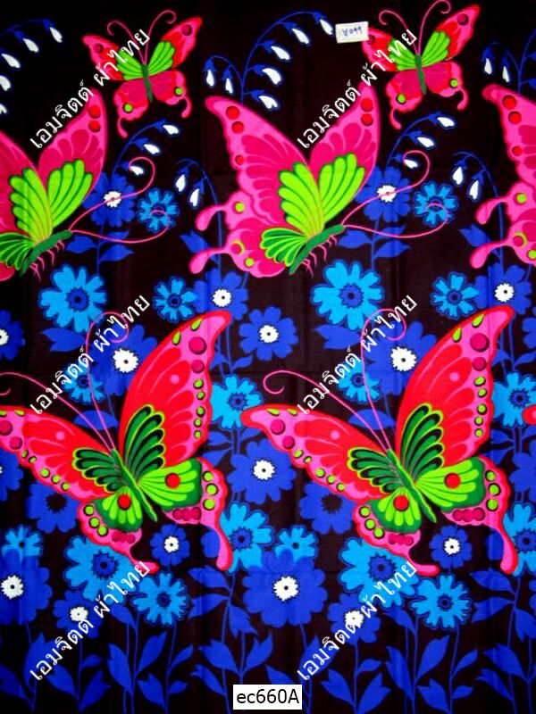 [1.7ม.] ผ้าเอมจิตต์ ลาย ec660A