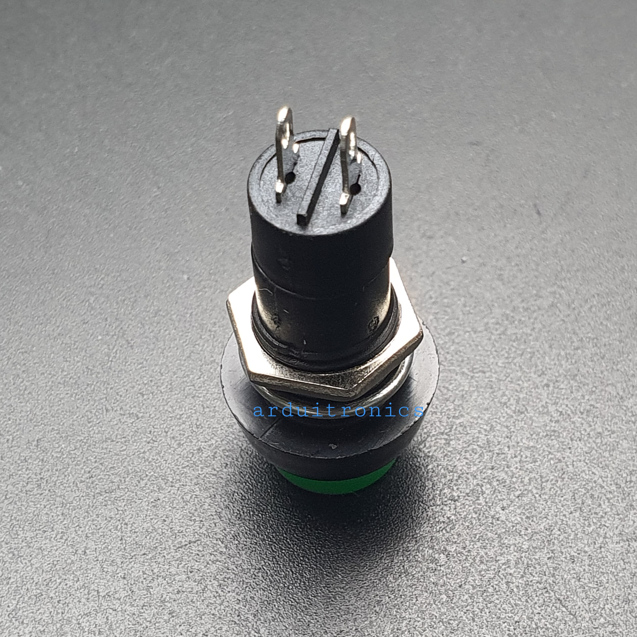 สวิตช์ กดติด กดดับ 250V 3A (สีเขียว) - Green