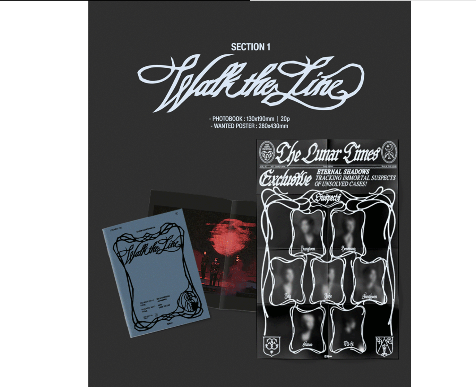 Enhypen -ENHYPEN WORLD TOUR 'WALK THE LINE' IN GOYANG - แบบ ได้ของแถมเพิ่ม จาก weverse shop. - ส่งเรือ
