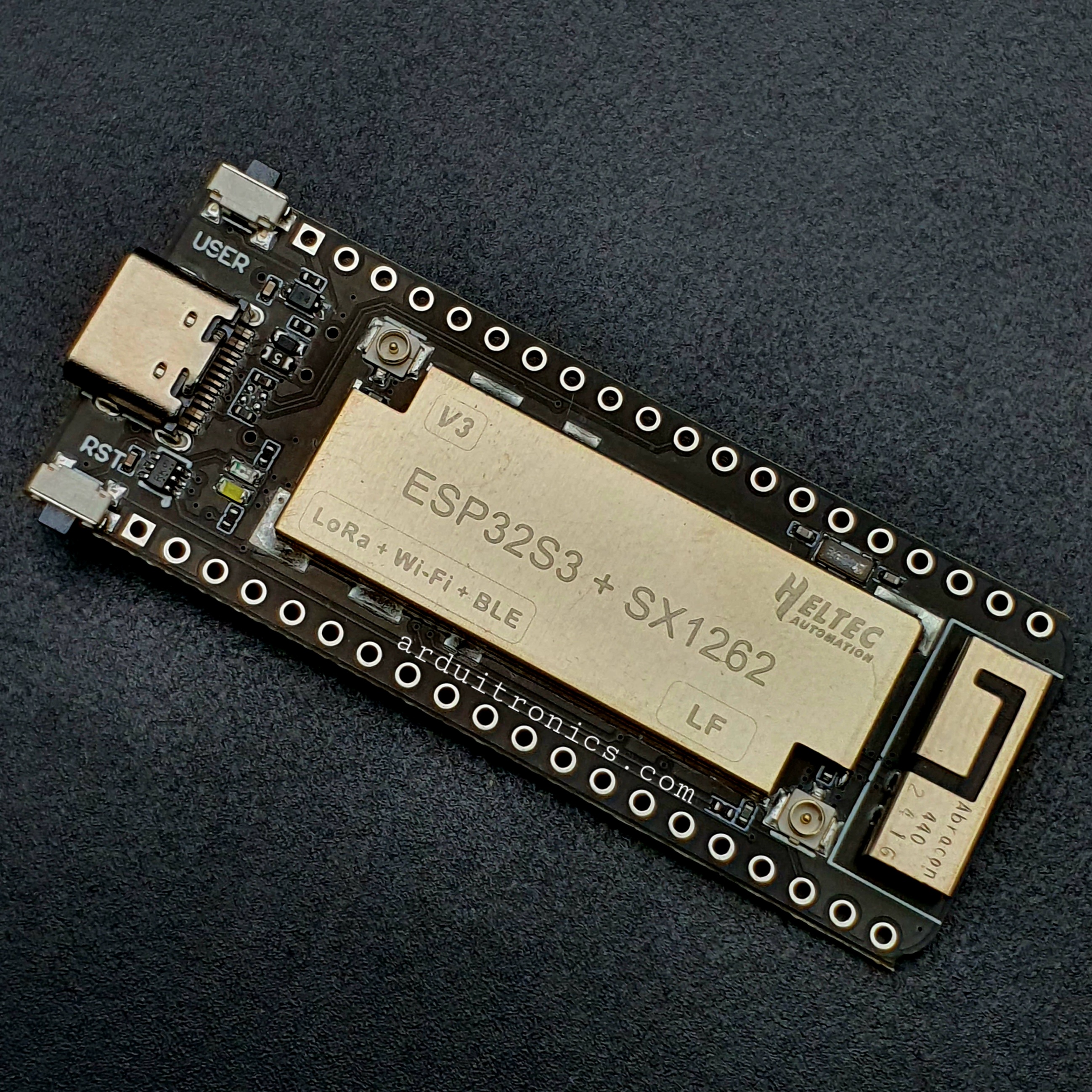 [Upgraded Version] LoRa 433-510MHz V3 SX1262 LoraWAN For Arduino + WiFi ESP32 ESP32S3FN8 + BLE - พร้อมสายอากาศ