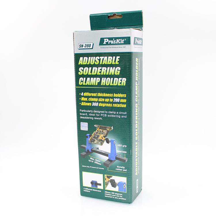 Adjustable Soldering Clamp Holder (Pro'sKit SN-390) อุปกรณ์ยึดจับ แผงวงจร