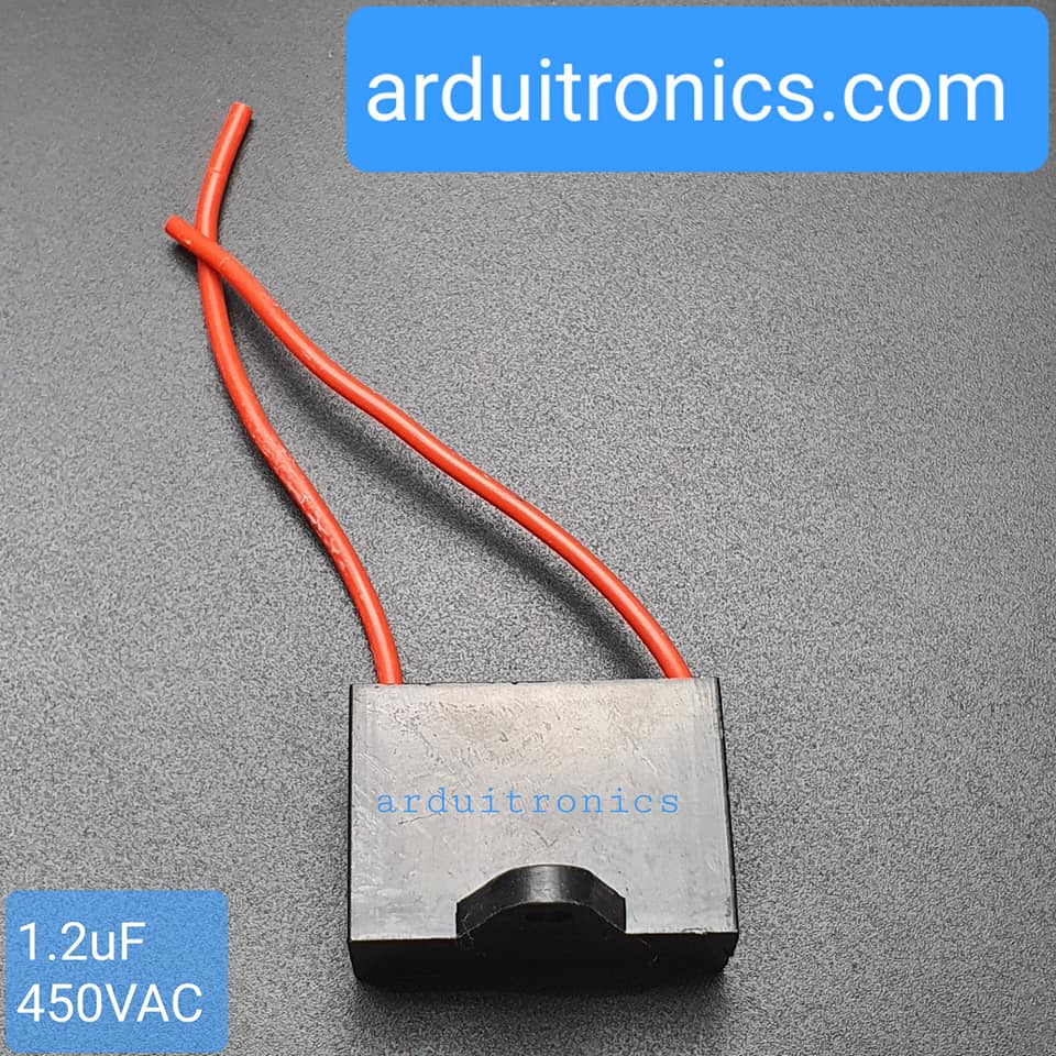 Fan Capacitors คาปาซิเตอร์พัดลม C พัดลม ตัวเก็บประจุพัดลม 450V 1.2 uF