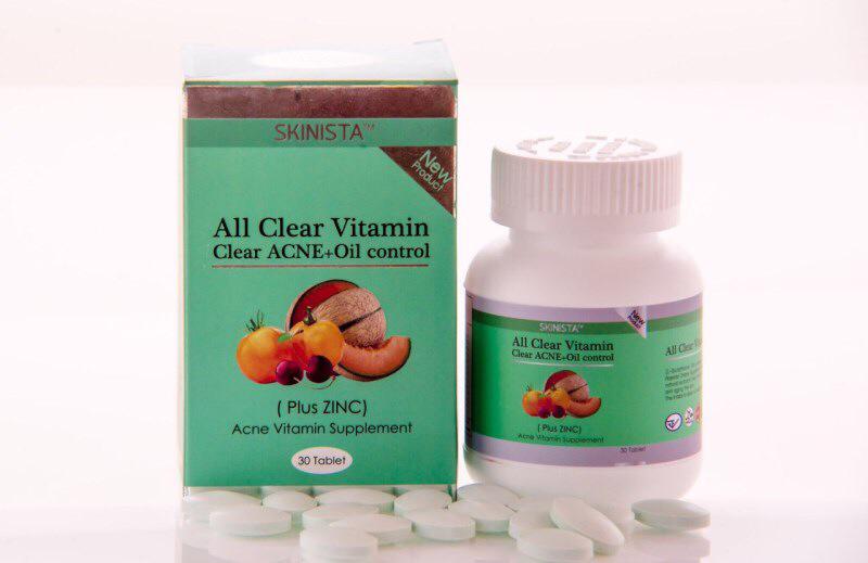 All Clear Vitamin วิตามินเคลียร์สิว by Skinista
