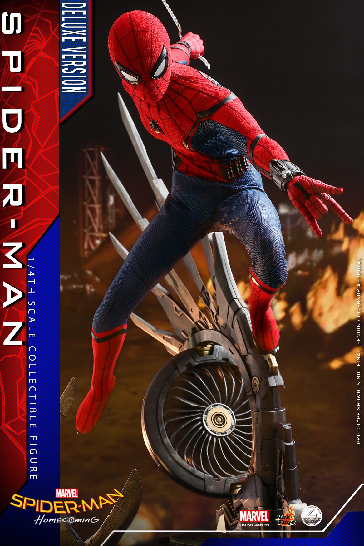 "Pre-Order" Hot Toys Spider-Man: Homecoming - 1/4th scale Spider-Man Collectible Figure (Deluxe Version)