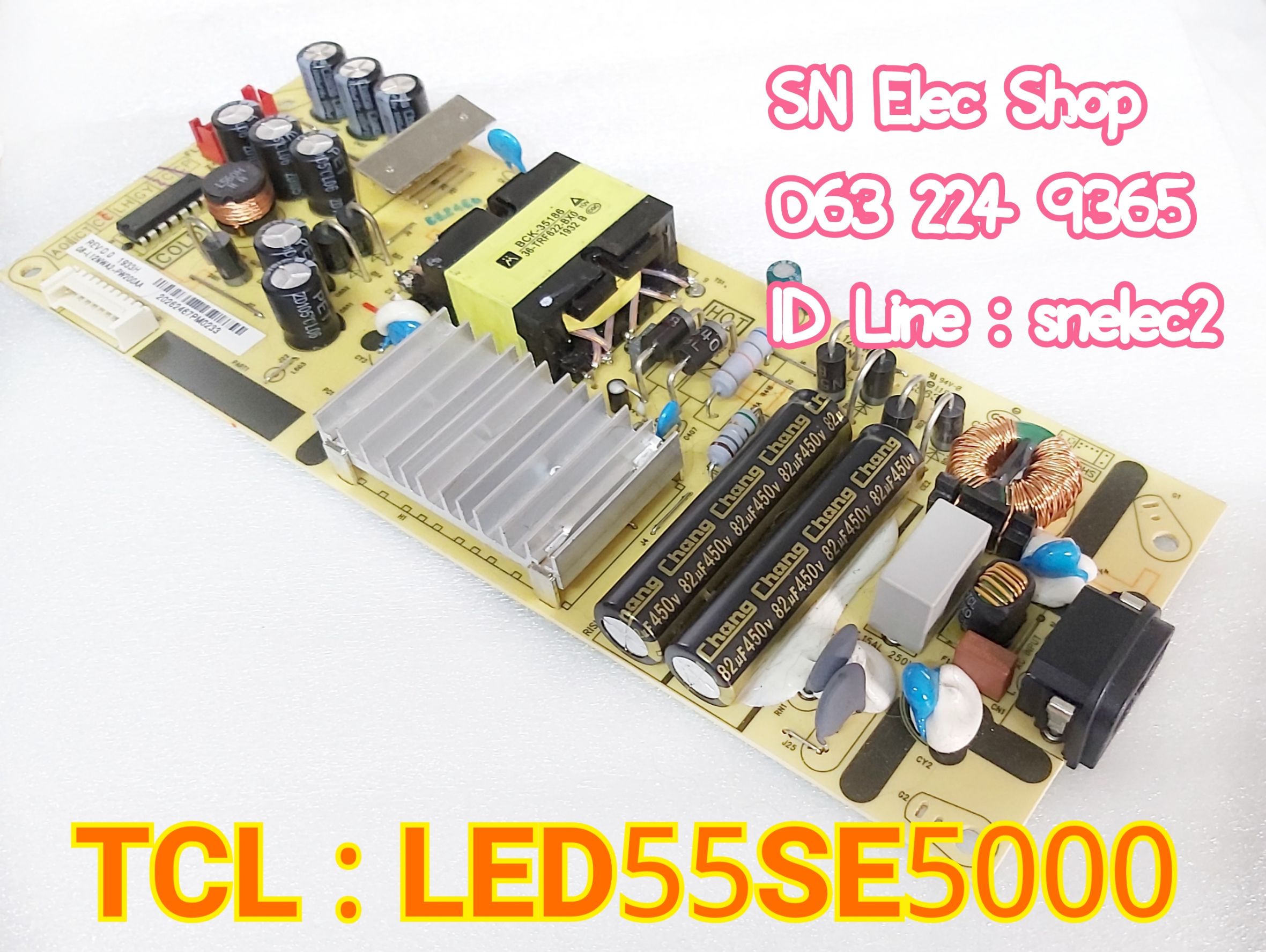 ซัพพลาย TCL รุ่น LED55P65US , LED55SE5000 , 55T6 พาร์ท 08-L12NWA2-PW200AA บอร์ดใหม่