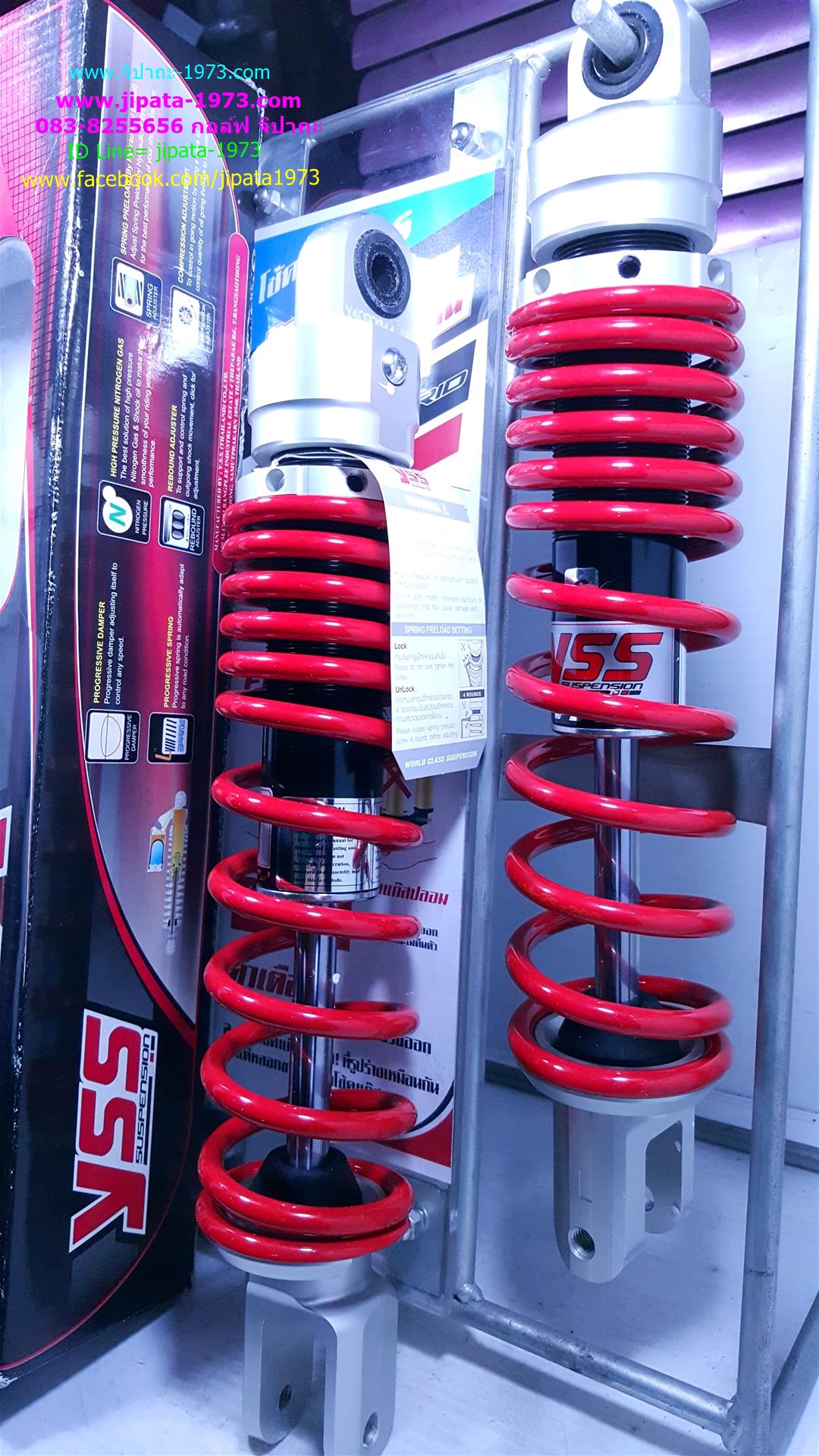 (PCX)โช้คอัพหลังคู่ YSS รุ่น Z-OFFSET(XL) หูเยื้อง สำหรับ Honda PCX 125,PCX150