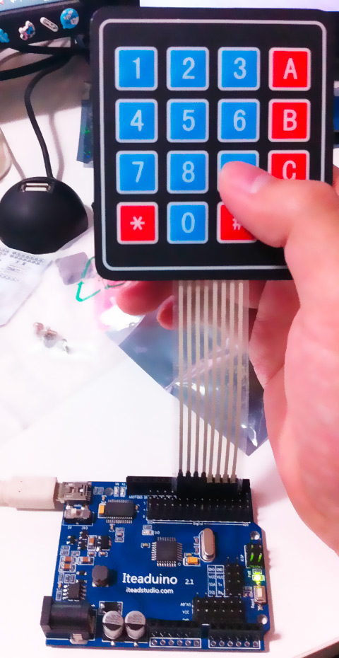 Membrane 4x4 Matrix Keypad