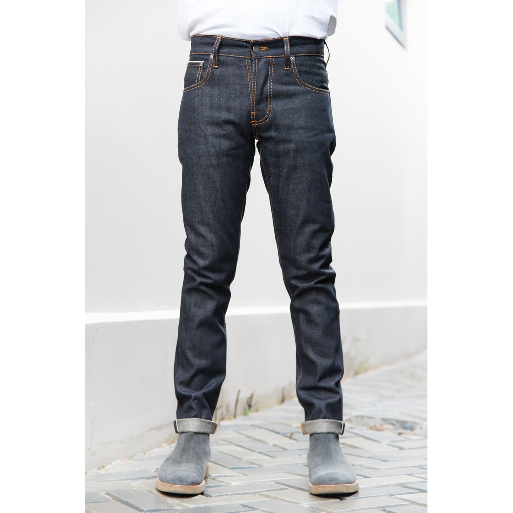 *Grim Tim Dry Selvage [ผ้าริมญี่ปุ่น 13.5oz]