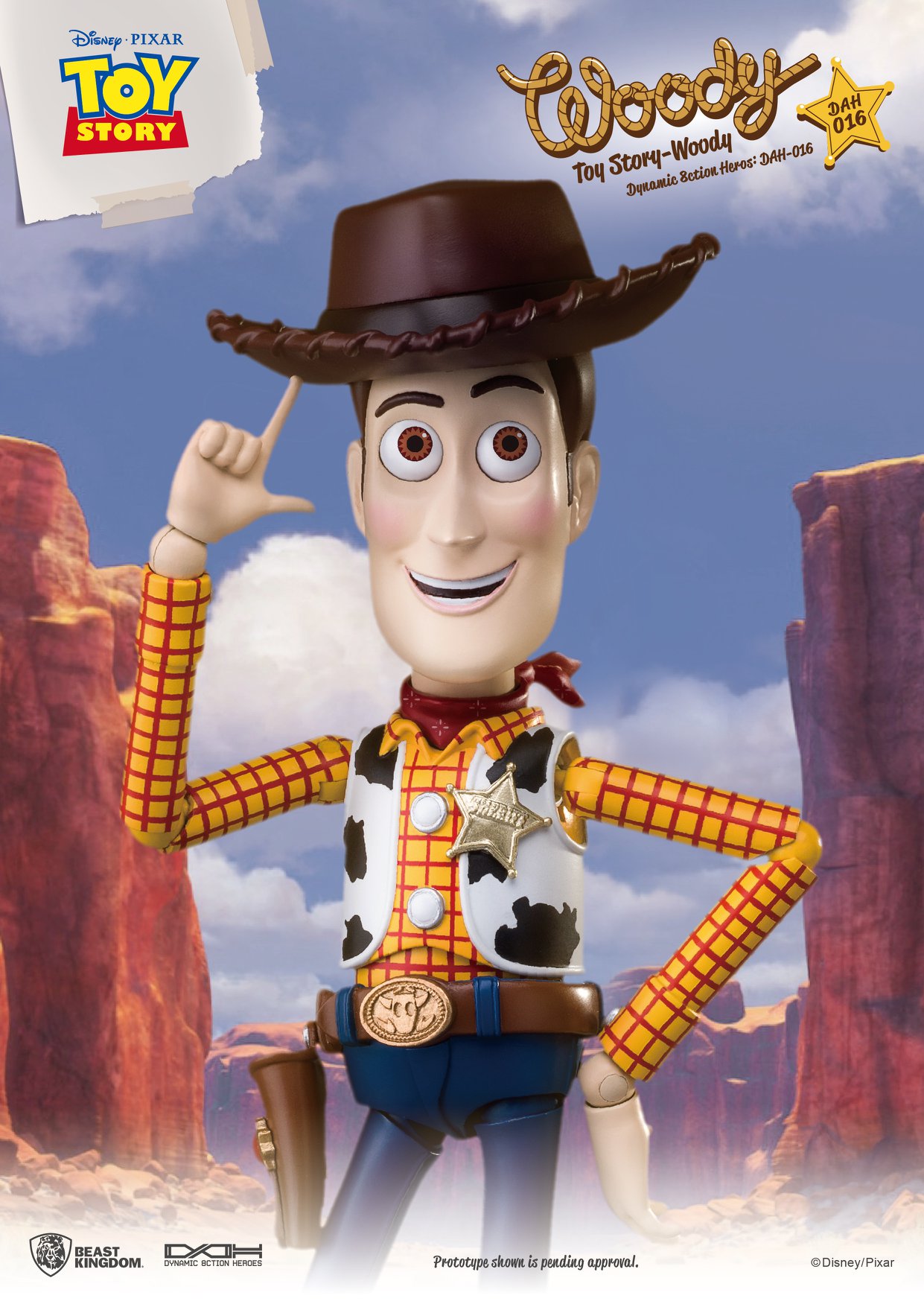"Pre-Order" Woody: Toy Story Dynamic Action Heroes Series