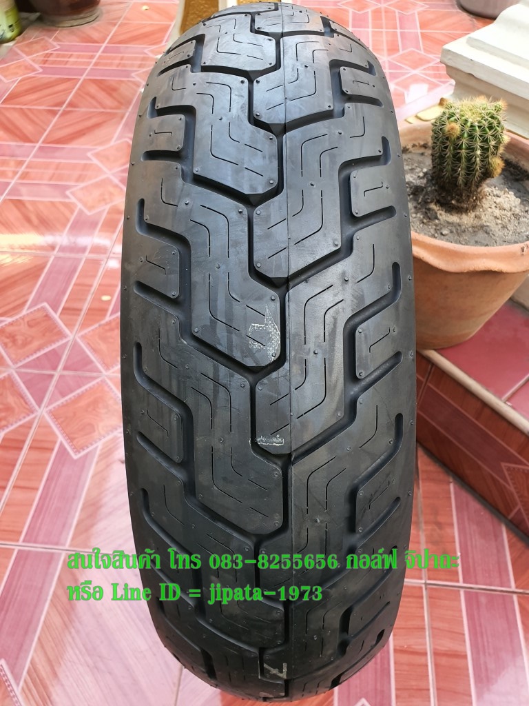 (Dunlop) ยางนอก Dunlop D404 ติดรถ Honda Rebel 300 (ขายเป็นคู่)