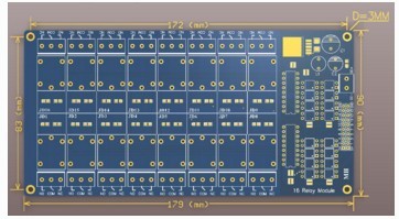 16 Channel Relay รีเลย์ 16 ช่อง (24V) Low Level Trigger - หัวรีเลย์ยี่ห้อ BESTEP