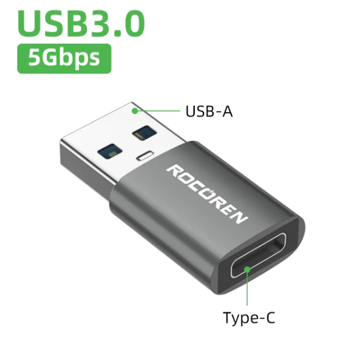 2ชิ้น อะแดปเตอร์OTG Type c to USB และ USB to Type c